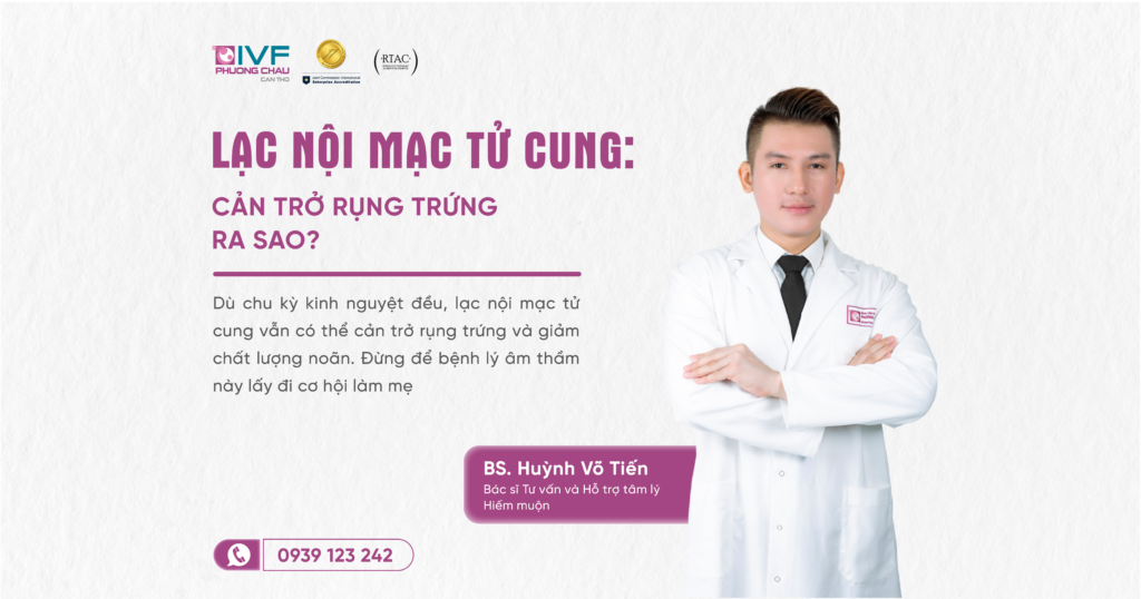Lạc nội mạc tử cung: Cản trở rụng trứng ra sao?